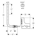 Geberit 611250227 Mepla Metallrohr-Anschlussbogen 90Gr