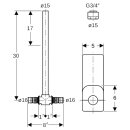 Geberit 611360227 Mepla Metallrohr-Anschluss-T-St&uuml;ck