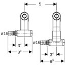 Geberit 611363227 Mepla Set Anschluss-Endst&uuml;ck f&uuml;r