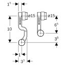 Geberit 611363227 Mepla Set Anschluss-Endst&uuml;ck f&uuml;r