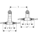 Geberit 612361227 Mepla Set Anschluss-T-St&uuml;ck f&uuml;r
