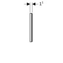 Geberit 61622222461 Plaque de recouvrement, ferm&eacute;e Geberit