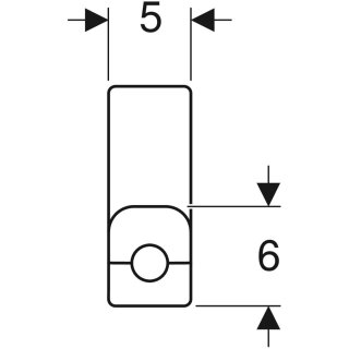 Geberit 651250222 PushFit Metallrohranschlussbogen 90Gr