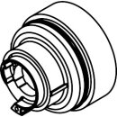 Hansgrohe 95839000 Rondelle darrêt droite Ecostat