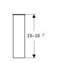 Geberit 500550000 Renova Compact Set F&uuml;&szlig;e