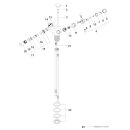 DORNBRACHT 24510360-06 Bidet-Einlochbatterie mit Ablaufgarnitur MADISON Platin geb&uuml;rstet 24510360