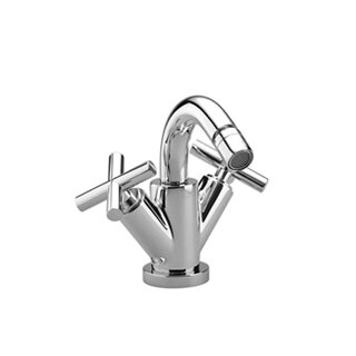 DORNBRACHT 24510892-33 Bidet-Einlochbatterie mit Ablaufgarnitur TARA Schwarz matt 24510892