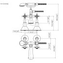 Dornbracht 2594333360-06 Tubs-2-holebatt. Madison