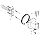 AXOR 36733000 Schlauchanschluss Fixfit Porter rund