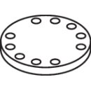 HEWI Sealing plate for Rose diameter 70 mm