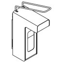 Distributeur savon/d&eacute;sinfectant HEWI, 500 mm, bross&eacute;