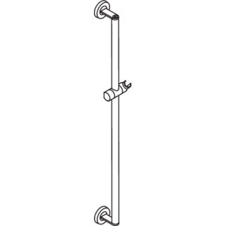 HEWI Shower rail, diameter 25, length 900, chrome
