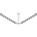HEWI curtain rod, diameter 25, axial dimension 1/A2=787,...