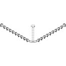 HEWI curtain rod, diameter 25, axial dimension 1/A2=887,...
