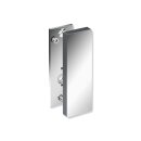 HEWI mounting plate with cover for mobile FSR, chrome anthracite grey