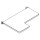 HEWI fold shower seat, L-shaped (USA) ri chrome, W 31 7/8 inch, D 22 13/16 inch