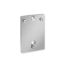 HEWI mounting plate, matt finish, for mobile HEWI folding...