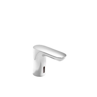 HEWI SENSORIC washbasin tap electric, chrome-plated, round, mains operation