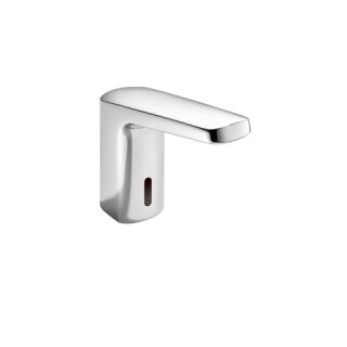 HEWI SENSORIC washbasin tap electric, chrome-plated, cubic, battery operated
