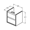 Ideal Standard ef745ps tiroir sup&eacute;rieur fa&ccedil;ade avant connecter air,