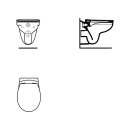 Ideal Standard k881201 Paquet combin&eacute; Wall-T-WC eurovit,