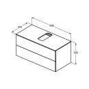 Ideal Standard uv23167 tiroir sup&eacute;rieur adapto,...