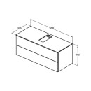 Ideal Standard uv23667 tiroir supérieur adapto,...