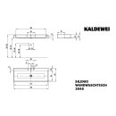 Kaldewei 904506353001 Wand-WT SILENIO, M.3046o.&Uuml;L...