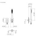 DORNBRACHT 27808710-00 Schlauchbrausegarnitur mit...