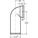Viega 103125 WC Anschlussbogen 90 Grad 3811