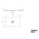 Kaldewei 465747980701 DW CONOFLAT 787-5, 800x1100