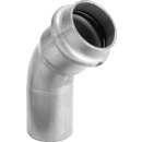 VIEGA 435394 Bogen 45 Grad mit SC Sanpress Inox