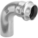 Viega 435707 Bogen 90 Grad mit SC Sanpress Inox