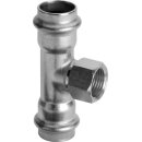 VIEGA 437145 T-St&uuml;ck mit SC Sanpress Inox