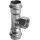 VIEGA 437190 T-St&uuml;ck mit SC Sanpress Inox