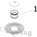 Viega 485412 Drain de baignoire Advantix 4935.6