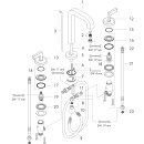 Hansgrohe 39135000 3-Loch Waschtischarmatur Axor