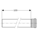 Geberit 390404141  Silent-PP Rohr mit Muffe