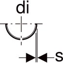 Geberit 388128001 Coque de support galvanis&eacute;e et peinte d32