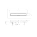 KESSEL 45600.61M Duschrinne Linearis Compact
