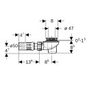 Geberit 150681211  Duschwannenablauf d40/50