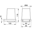 KEUCO 11150039000 Glashalter Edition 11 11150, komplett