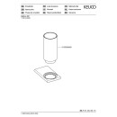 KEUCO 11550139000 Glashalter Edition 400 11550, kpl.mit