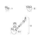 Geberit 152226111 Anschlussbogen 90Gr
