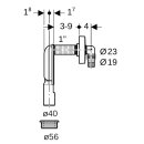Geberit 152235111 Joint anti-odeurs encastr&eacute; avec raccord