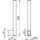 KEUCO 14963170002 Ersatzrollh. Plan 14963,