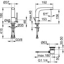 KEUCO 51505050000 EHM-WT-Mischer 150 Edition 400 51505,