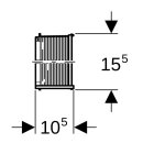 Geberit 240233001 Verl&auml;ngerungsset f&uuml;r Bauschutz