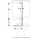 Geberit 240290001 Kit de raccordement deau de fond