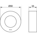 KEUCO 59551030281 Verl&auml;ngerungs-Rosette IXMO 59551, EHM